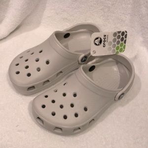 NWT CROCS Kids Cayman. Pearl White. Size M2/W4.
